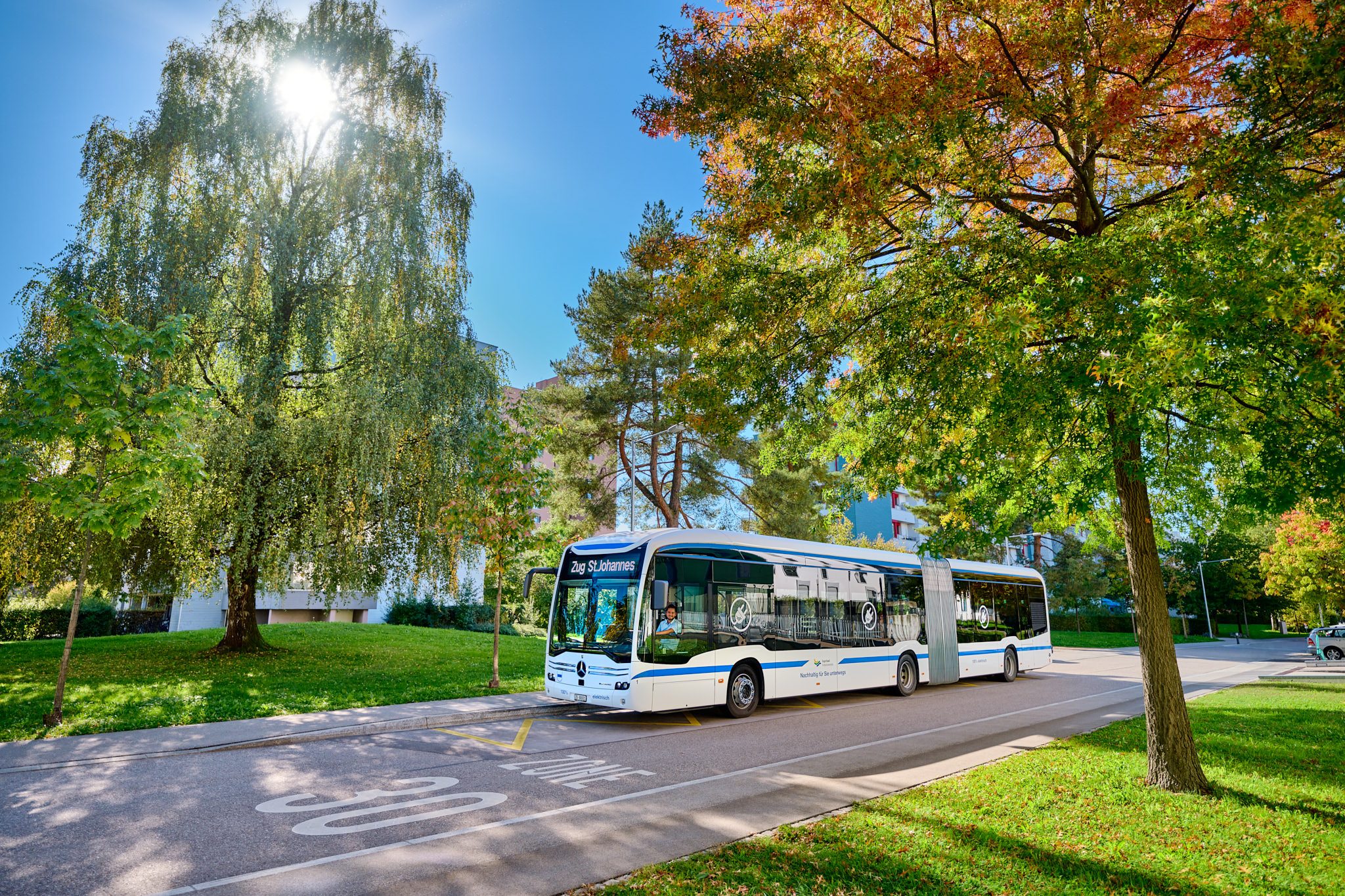 E-Gelenkbus – Zugerland Verkehrsbetriebe – ZVB